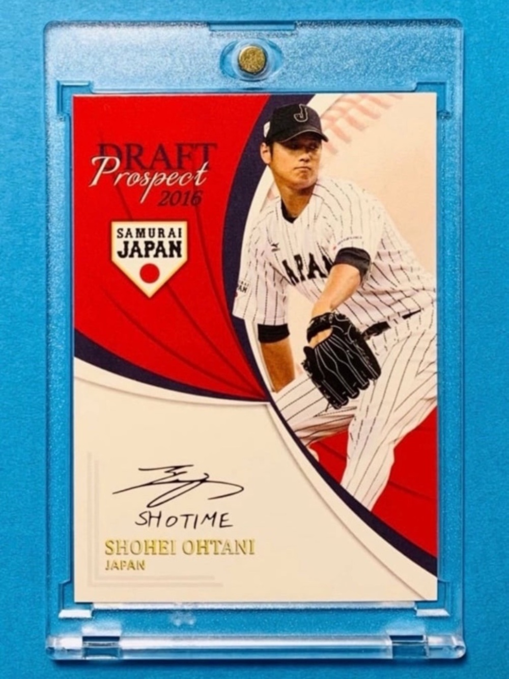 Shohei Ohtani Rookie Card 2016 Japan Draft Prospect